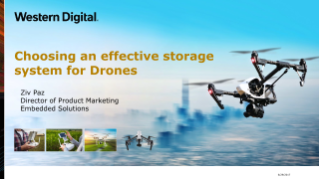 Presentation : Choosing an effective storage system for Drones 